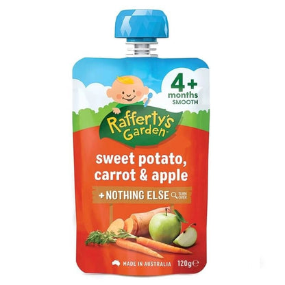 Raffertys Garden 4 Months Up Smooth Baby Food +Nothing Else