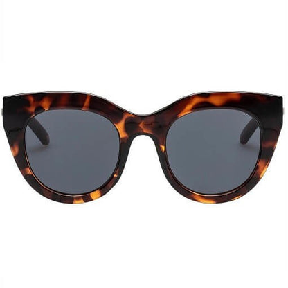 Le Specs Australia Air Heart Sunglasses Black and Tortoise Brown