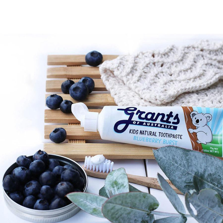 GRANTS of Australia KIDS Natural Toothpaste - FLUORIDE FREE 75G