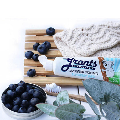 GRANTS of Australia KIDS Natural Toothpaste - FLUORIDE FREE 75G