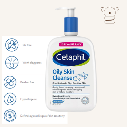 CETAPHIL Oily Skin Cleanser Face and Body 473ml