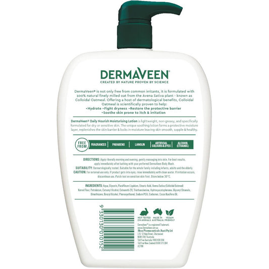 Dermaveen Daily Nourish Moisturizing Lotion 1 Liter