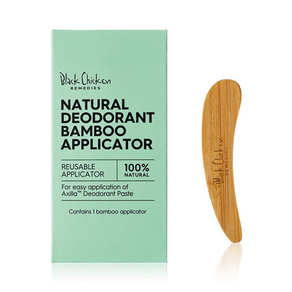 Black Chicken Remedies Natural Deodorant Bamboo Reusable Applicator