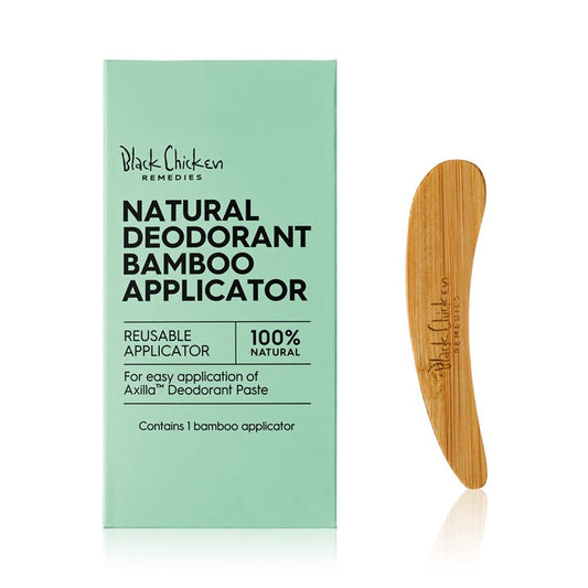 Black Chicken Remedies Natural Deodorant Bamboo Reusable Applicator