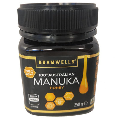 BRAMWELLS Manuka Honey MGO 83+ 100% Australian Manuka 250g
