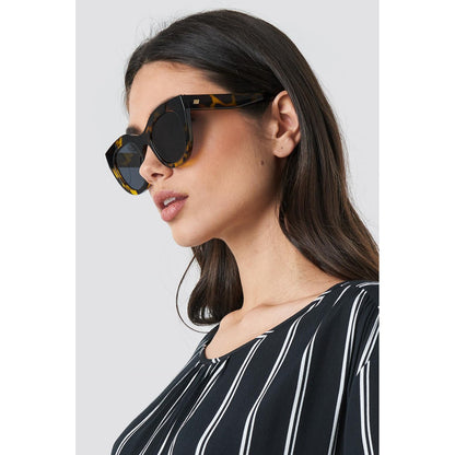 Le Specs Australia Air Heart Sunglasses Black and Tortoise Brown