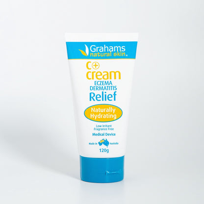Grahams C+ Cream Eczema Dermatitis Relief Natural Formula