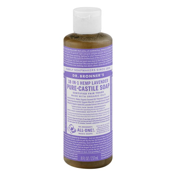 Dr. Bronner's 18 in 1 Lavender Pure Castile Soap