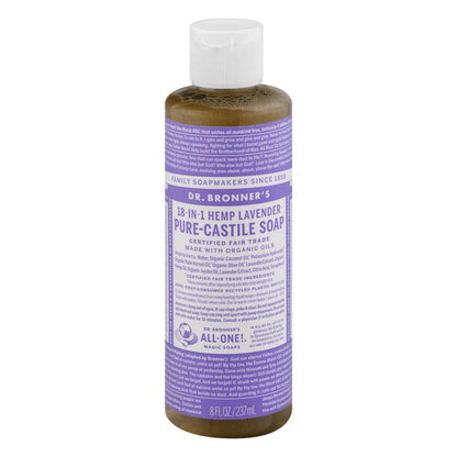 Dr. Bronner's 18 in 1 Lavender Pure Castile Soap