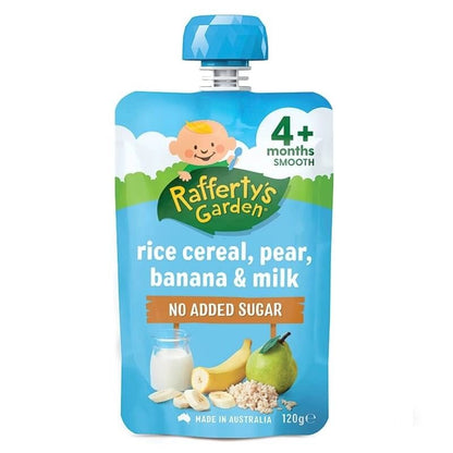 Raffertys Garden 4 Months Up Smooth Baby Food +Nothing Else