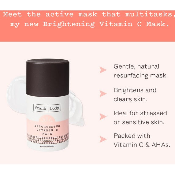FRANK BODY Brightening Vitamin C Mask