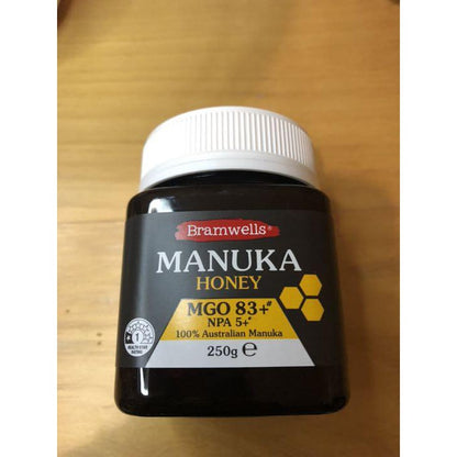 BRAMWELLS Manuka Honey MGO 83+ 100% Australian Manuka 250g