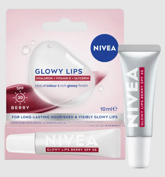 NIVEA Lip Care Glowy Lips Berry 10g