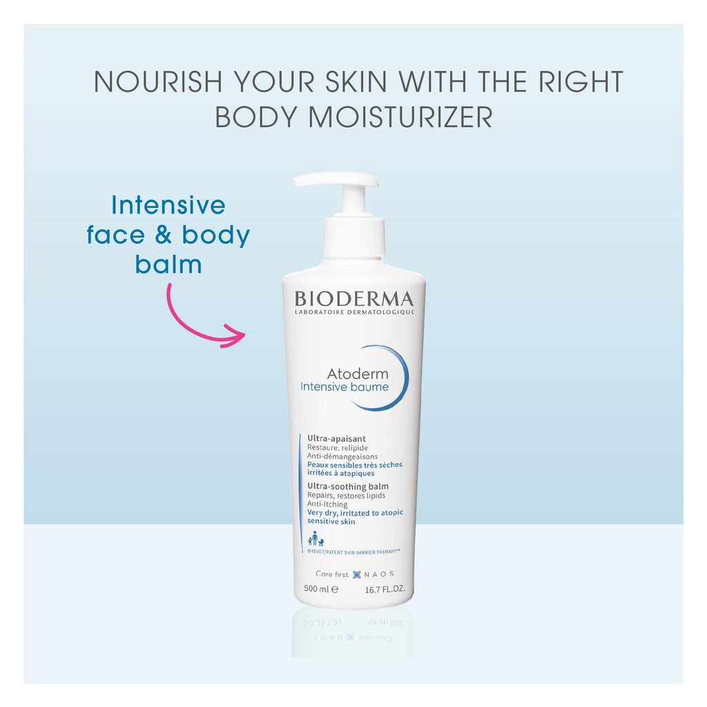 BIODERMA Atoderm Intensive Baume Healing Ultra-Soothing Balm Anti-itch Eczema Lotion Cream Face Body