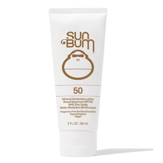 Sun Bum Mineral SPF 50 Sunscreen Lotion Vegan Reef Friendly (Octinoxate & Oxybenzone Free) 88ml