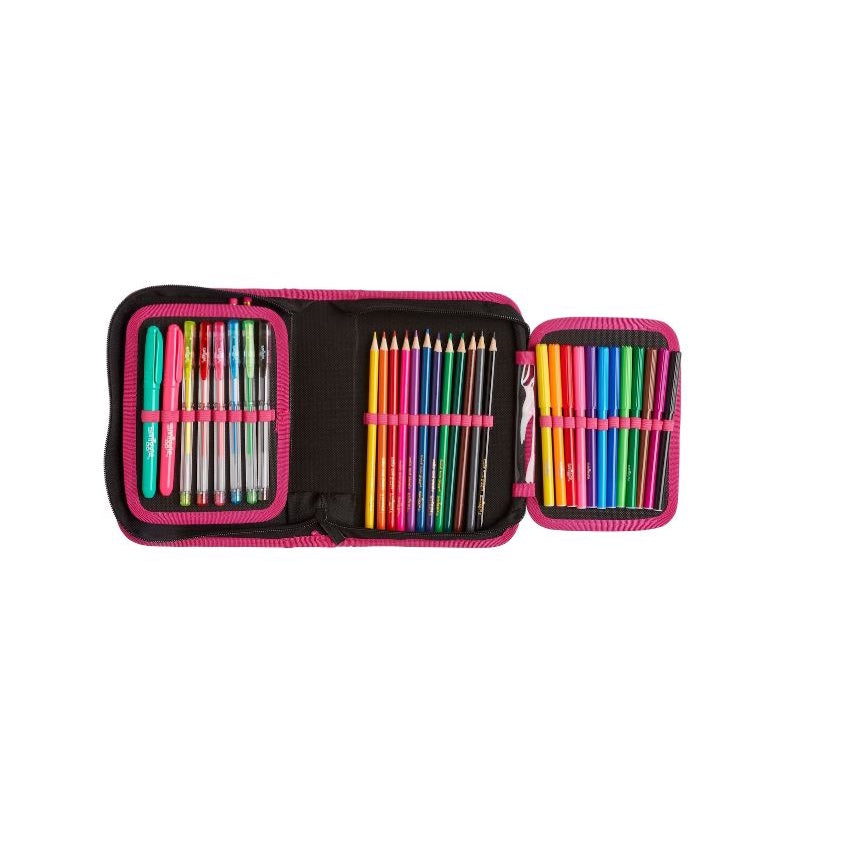 Smiggle Filled In Pencil Case Stationery Gift Pack Colored Pens Markers Eraser Notebook