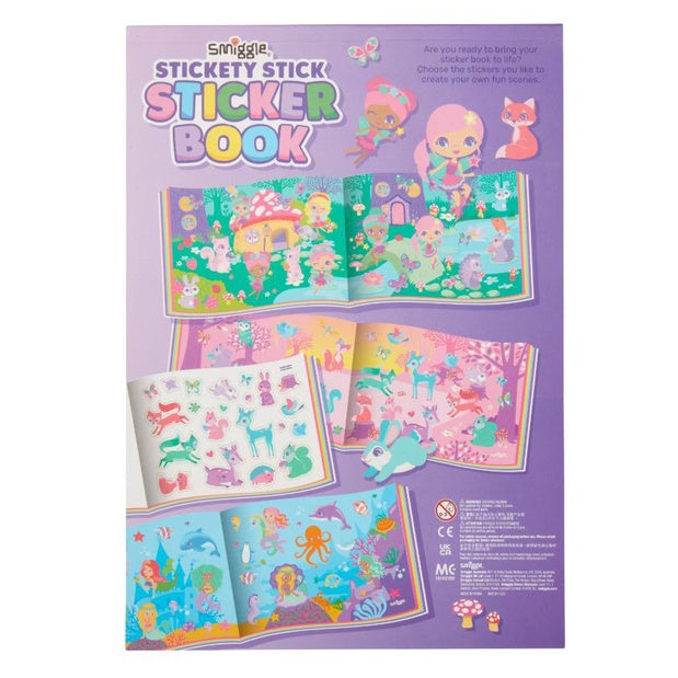 Smiggle Stickety Stick Sticker Activity Book Kids Gift Party Giveaway