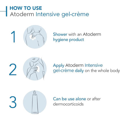 Bioderma Atoderm Gel-Crème Ultra-Soothing Cooling Care for Dry to Atopic Skin - Rapid Absorption