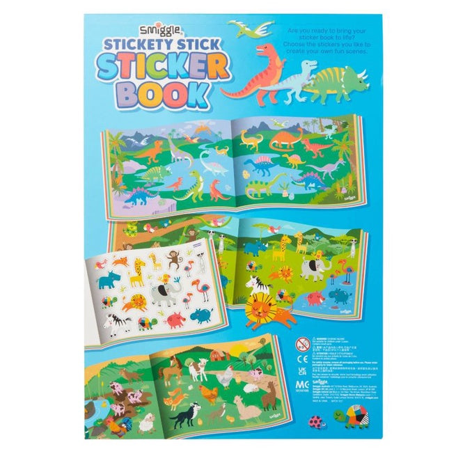 Smiggle Stickety Stick Sticker Activity Book Kids Gift Party Giveaway