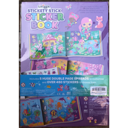 Smiggle Stickety Stick Sticker Activity Book Kids Gift Party Giveaway