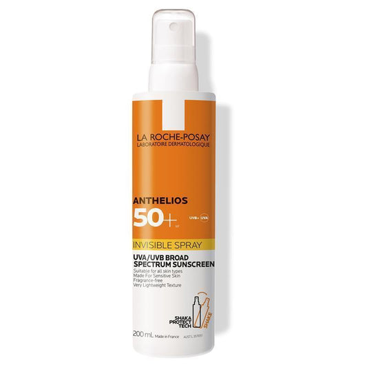 La Roche-Posay Anthelios XL Invisible Spray SPF 50+ UVA/UVB Sunscreen 200ml Sensitive All Skin Types