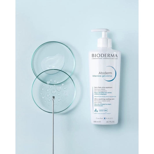 Bioderma Atoderm Gel-Crème Ultra-Soothing Cooling Care for Dry to Atopic Skin - Rapid Absorption