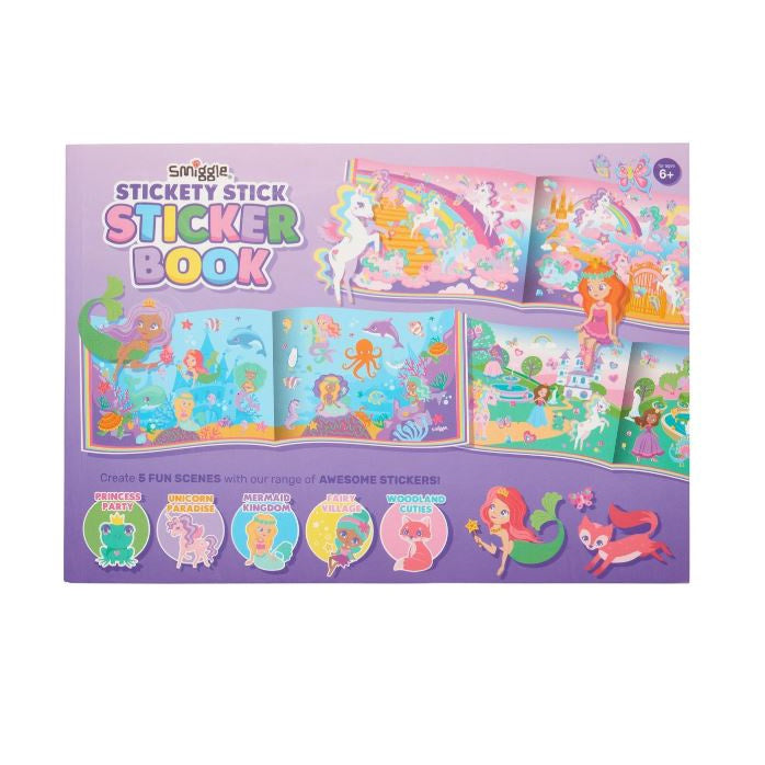 Smiggle Stickety Stick Sticker Activity Book Kids Gift Party Giveaway
