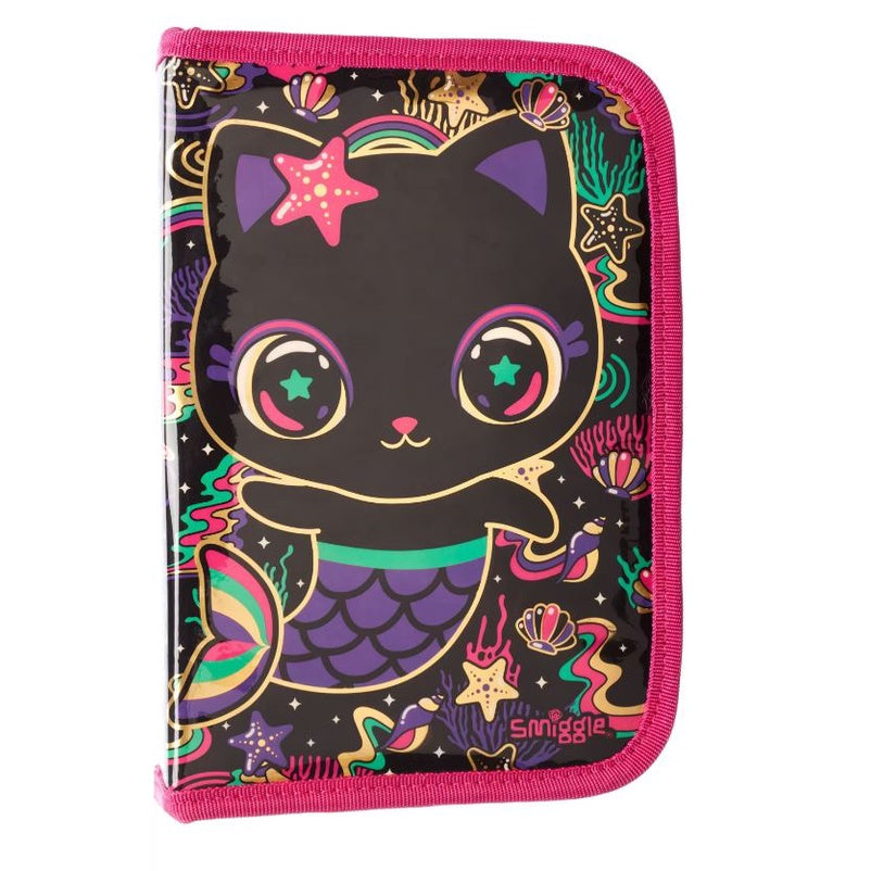 Smiggle Filled In Pencil Case Stationery Gift Pack Colored Pens Markers Eraser Notebook