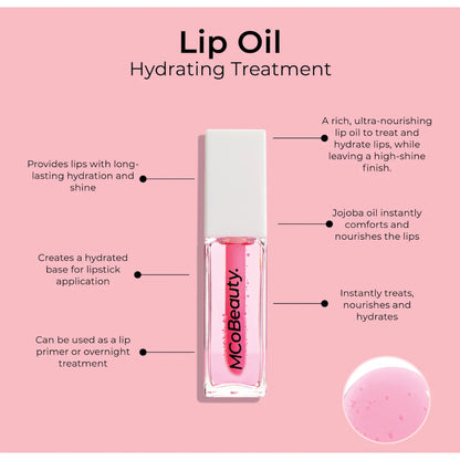 MCoBeauty Lip Oil Hydrating Treatment Ultra-Nourishing Oil Gloss