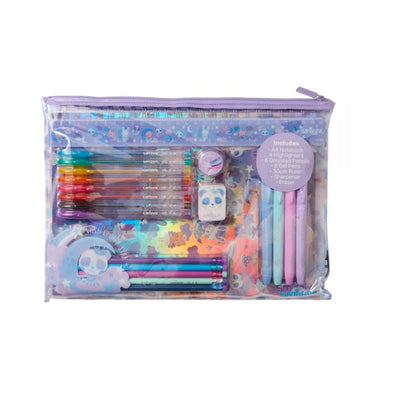 Smiggle Wish A4 Essentials Stationery Gift Pack - Pencils, Pens, Notebook, Eraser, Ruler