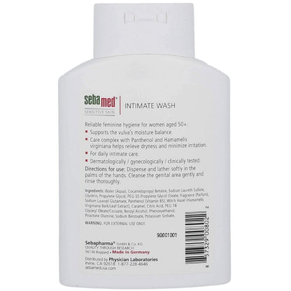Sebamed Feminine Intimate Wash pH 3.8 200ml Sensitive Teens Menopause