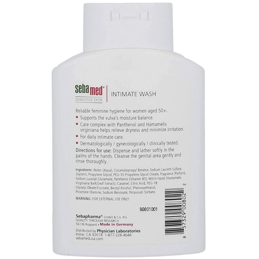Sebamed Feminine Intimate Wash pH 3.8 200ml Sensitive Teens Menopause