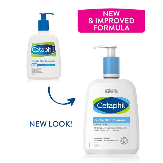 Cetaphil Gentle Skin Cleanser for Face & Body Sensitive All Skin Type Cream Cleanser