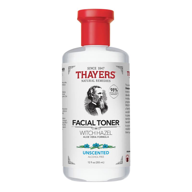 Thayers Witch Hazel Gentle Facial Toner Alcohol Free 12fl.oz/355ml