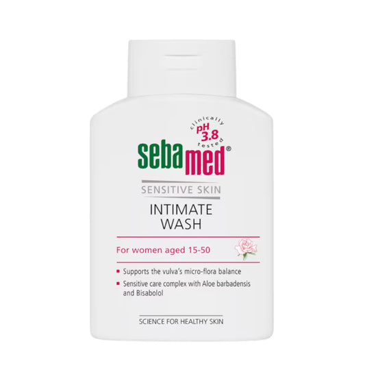 Sebamed Feminine Intimate Wash pH 3.8 200ml Sensitive Teens Menopause