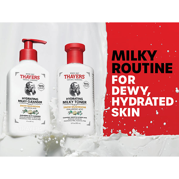 Thayers Hydrating Milky Face Cleanser With Snow Mushroom & Hyaluronic Acid 237ml