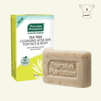 Thursday Plantation Tea Tree Cleansing Acne Bar for Face & Body 95g