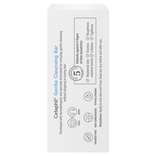 Cetaphil Gentle Cleansing Bar 127g Soap Fragrance Free
