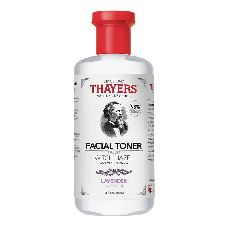 Thayers Witch Hazel Gentle Facial Toner Alcohol Free 12fl.oz/355ml