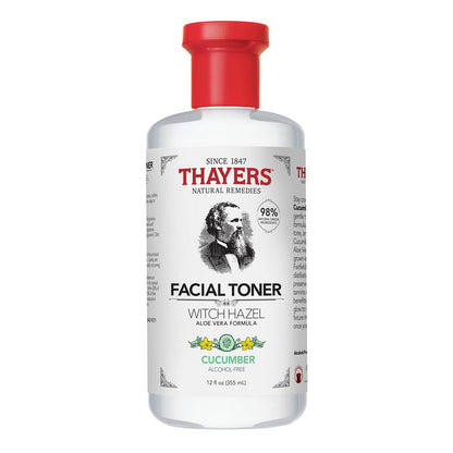 Thayers Witch Hazel Gentle Facial Toner Alcohol Free 12fl.oz/355ml