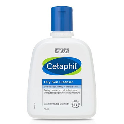 Cetaphil Oily Skin Cleanser Face and Body Sensitive Combination 235ml
