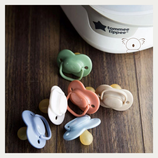 Tommee Tippee Baby Pacifier Cherry Latex Soother 2 Pack BPA free 0-6m, 6-18m, 18-36m