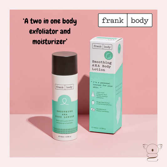 FRANK BODY Smoothing AHA Body Lotion with Lactic Acid 140ml