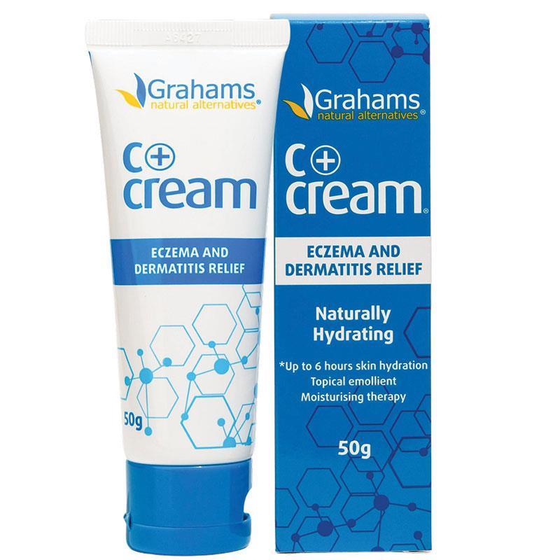 Grahams C+ Cream Eczema Dermatitis Relief Natural Formula