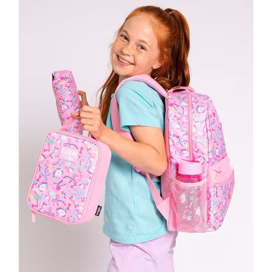 AUTHENTIC Smiggle Giggle 4 Piece Set Bundle School Backpack Luncbox Pencil Case Drink Bottle