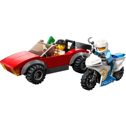 LEGO® City 60392 Police Bike Car Chase, Age 5+, Building Blocks, 2023 (59pcs)