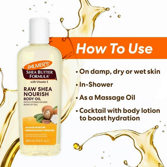 Palmer's Raw Shea Nourish Moisturizing Body Oil 250ml