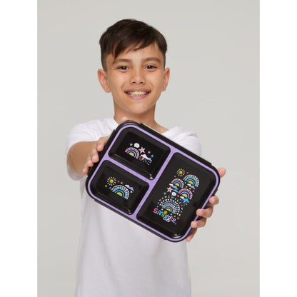 Smiggle Boost Trio Kids Lunchbox 3 Compartments Leak Proof Portable