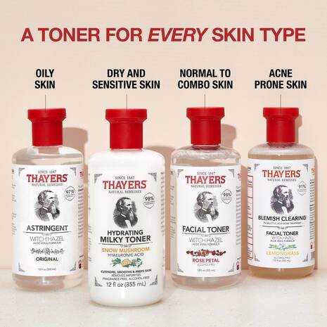 Thayers Witch Hazel Gentle Facial Toner Alcohol Free 12fl.oz/355ml