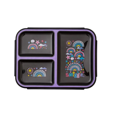 Smiggle Boost Trio Kids Lunchbox 3 Compartments Leak Proof Portable